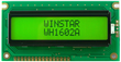 Display Winstar WH1602A-YYH-ET LCD Caracteres 16x2 