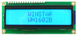 Display Winstar WH1602B-CFH-JT LCD Caracteres 16x2 