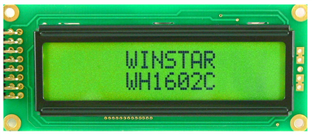 Display Winstar WH1602C-YGB-ES LCD Caracteres 16x2 