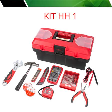 Kit Caja De Herramientas Ideal Mantenimiento Del Hogar UNI-T Hh1