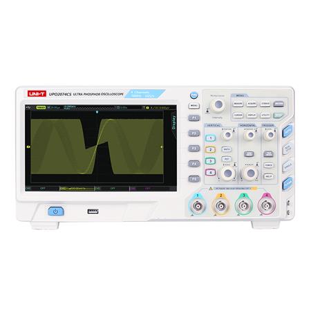 Osciloscopio Digital Ultra Fósforo Unit UPO2074CS 70MHz 1Gsa 4 canales