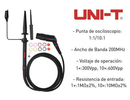 Punta Osciloscopio Uni-t UT-H05 200 Mhz 600 Vpp Electro