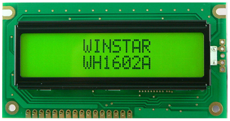 Display Winstar WH1602A-NGA-ST LCD Caracteres 16x2